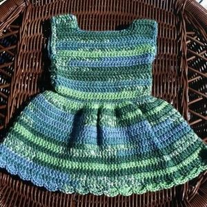 Crochet baby dress